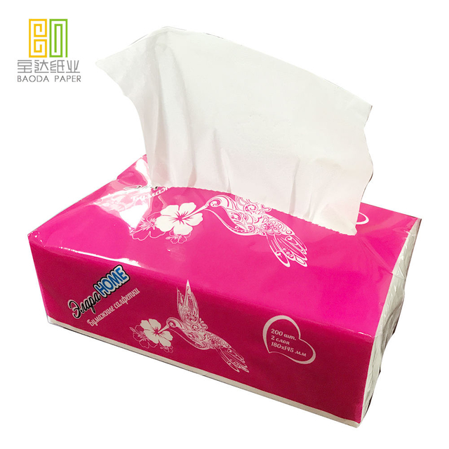 Hot Sale Factory Price Wholesale New Arrival facial tissues 2 ply 100box 30 boxes carton bamboo tissue paper