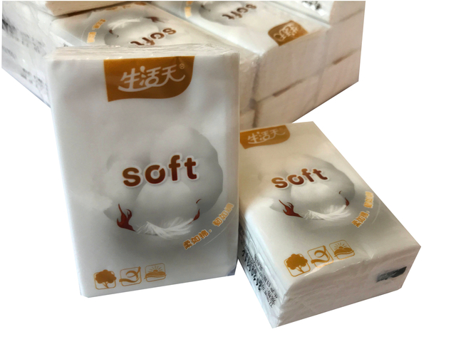 Free sample Brand New Best designer pocket tissue paper facial tissue pocket tissue handkerchief