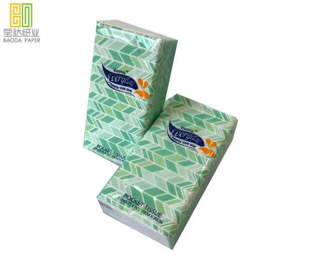 Luxury Hot Selling disposable pocket tissue 4 ply 10 sheets for travel home hotel use in China