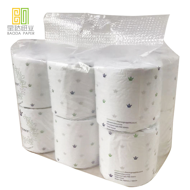 Factory price custom printed tissue paper Virgin wood pulp toilet paper tissue bamboo toilet paper roll