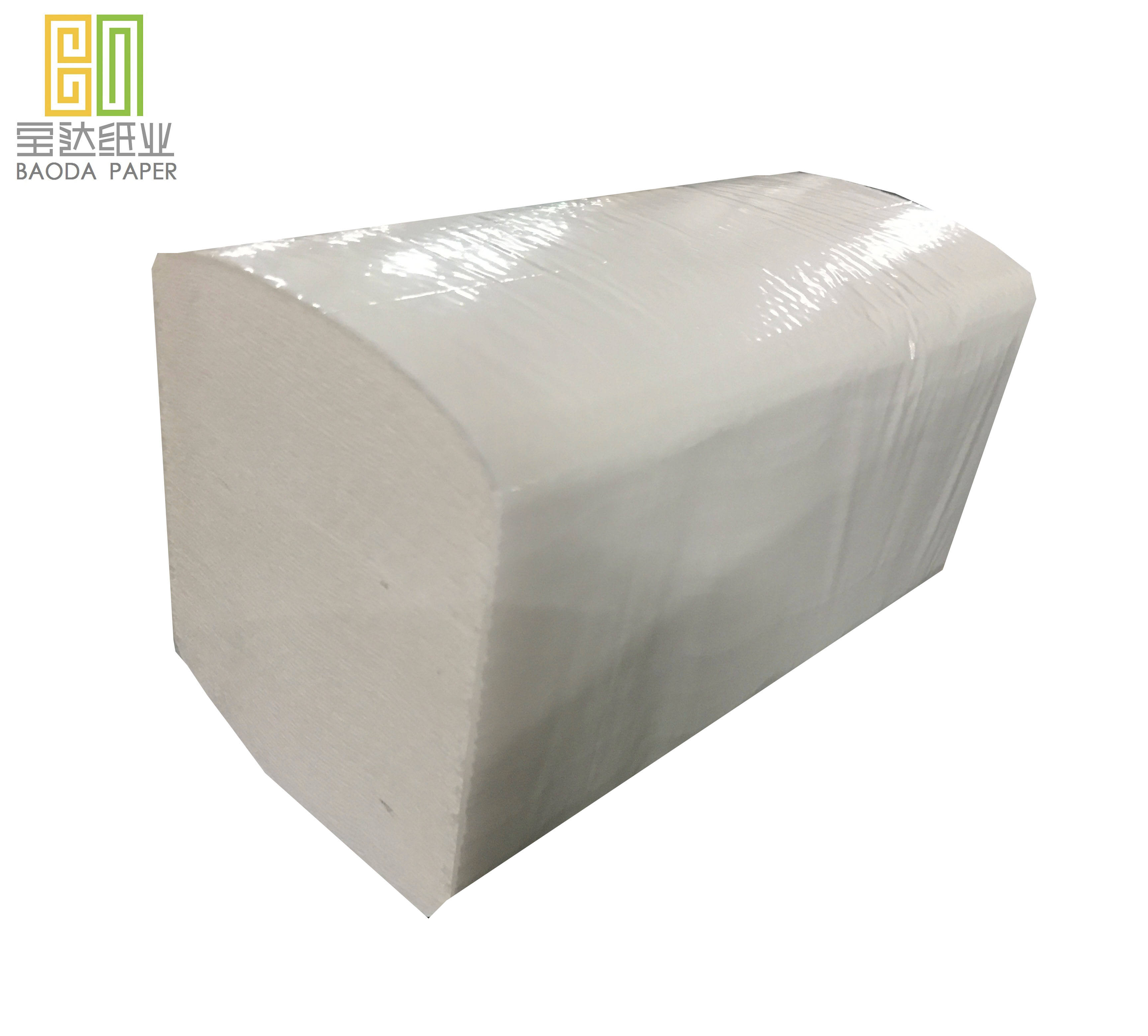 Customized packaging cheap disposable microfiber hand towel 1 ply virgin hand roll paper hand towel