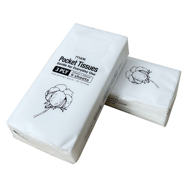 Papel Higienico Ultra Soft 3 Ply Bamboo Pulp Virgin Pulp Facial Tissue Pocket