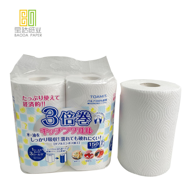 Manufacturer and Supplier in China New Style kitchen tissue rolls serviette paper manufacturers