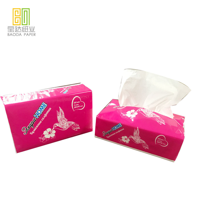 Hot Sale Factory Price Wholesale New Arrival facial tissues 2 ply 100box 30 boxes carton bamboo tissue paper