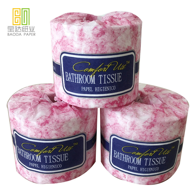 In stock Free Shipping Favourite biodegradable toilet tissue manufacturers colored toilet paper