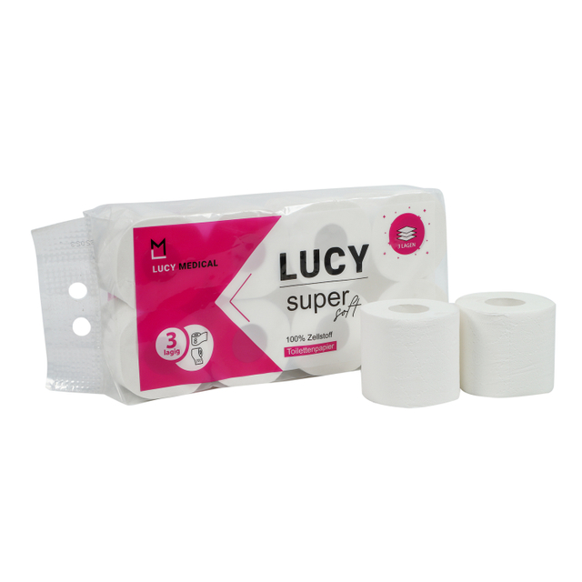 White Color Softness Good Quality 3 Ply Toilet Paper for Bathroom