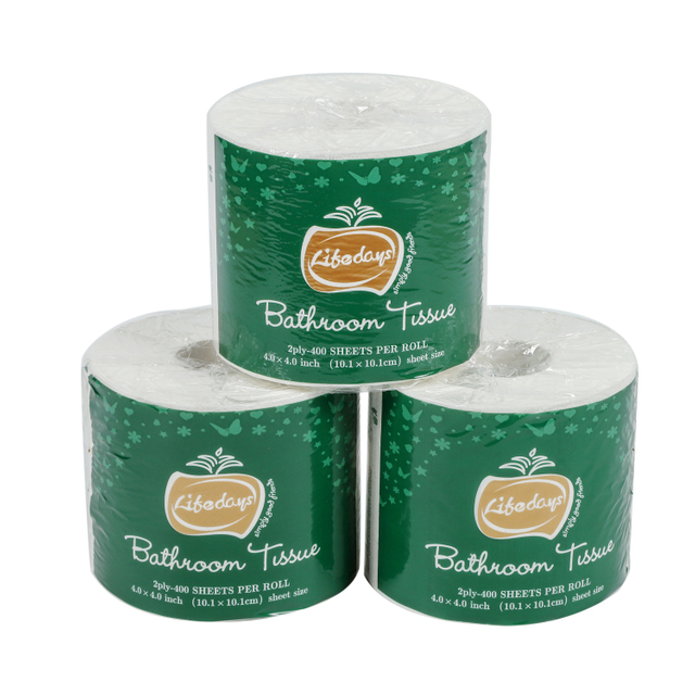 Eco-Friendly Virgin Wood Pulp Good Quality 2ply Toilet Paper