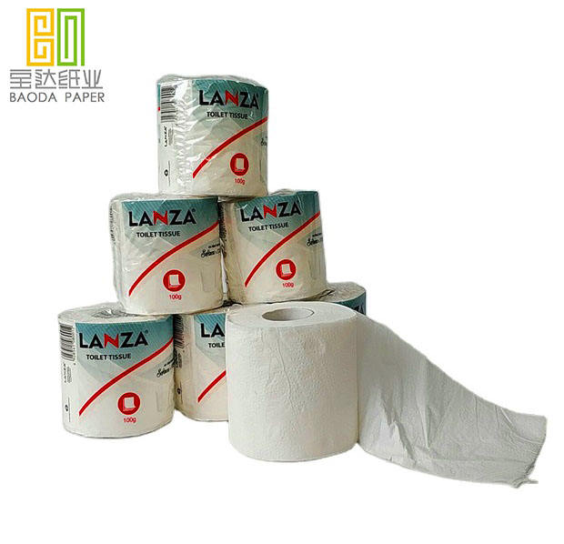 Wholesale tissue roll ECO friendly virgin wood pulp 2-ply bathroom toilet paper tissue ultra soft roll