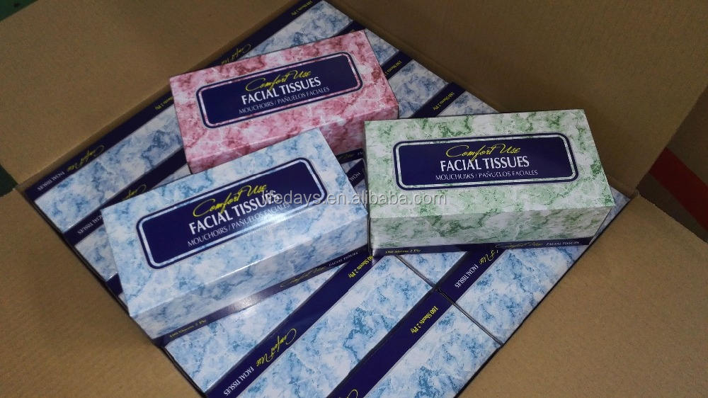 New Arrival Low Price Professional Wholesale custom logo tissue paper box paper tissue boxed facial tissue