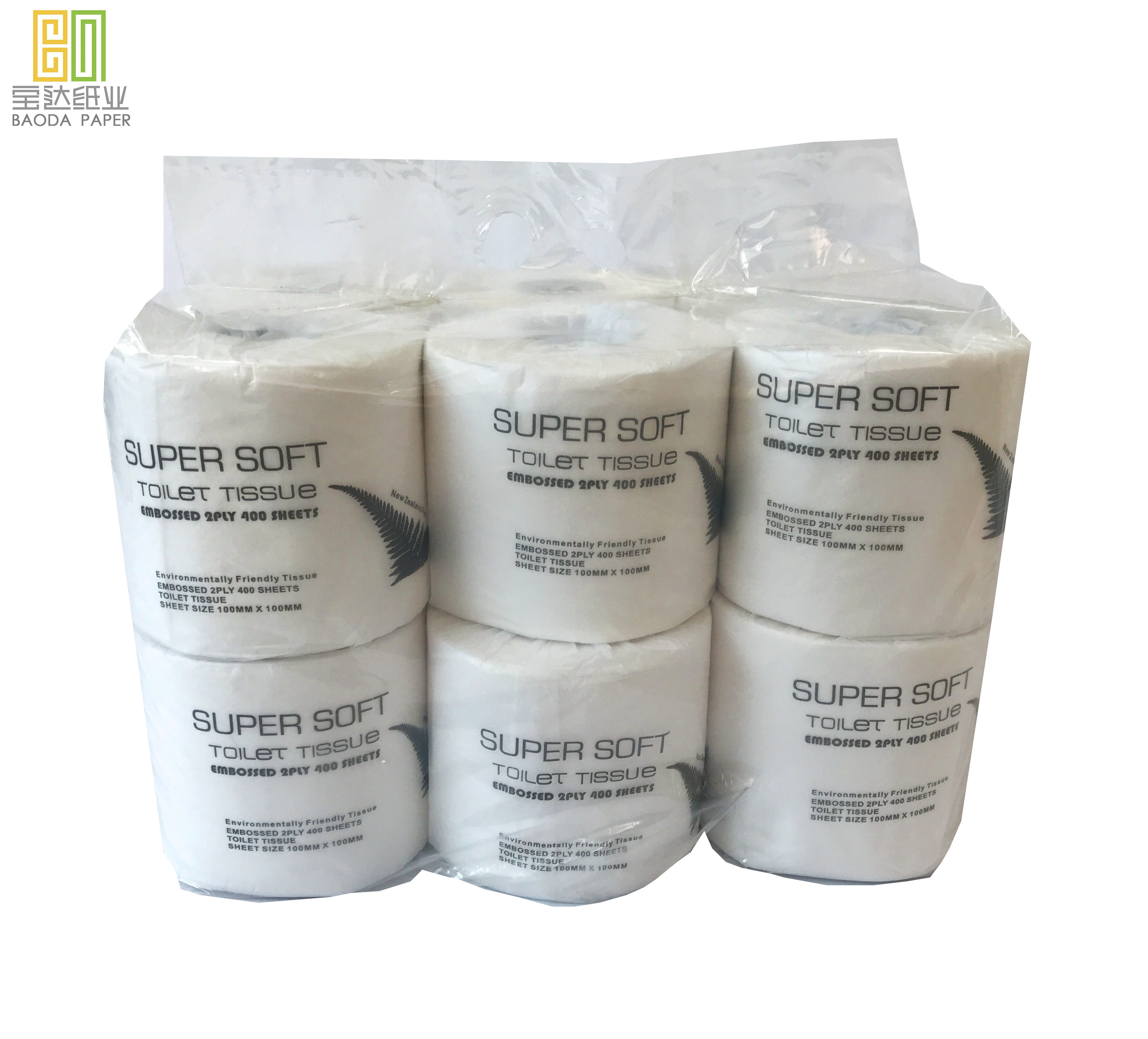 Custom On Sale Limited manufacturing 2ply 400 sheets toilet paper