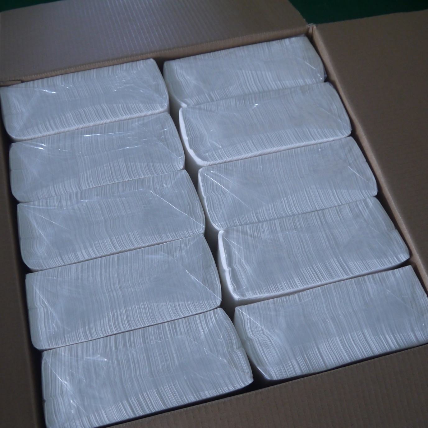Interfold Paper Napkins OEM Embossing Folding Virgin soft napkin 2 ply