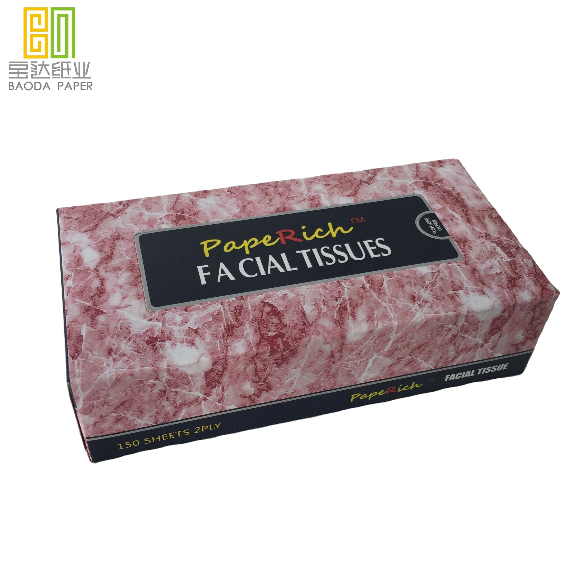 New Arrival Low Price Professional Wholesale custom logo tissue paper box paper tissue boxed facial tissue