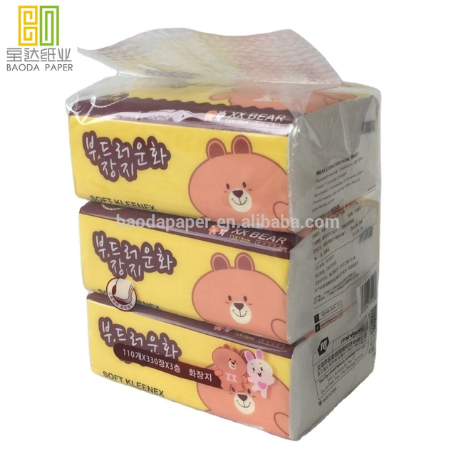 comfortable and cheap and 3 packs 2 ply 18* 16.5cm Soft Pack Facial Tissue Paper bamboo tissue paper in Australia