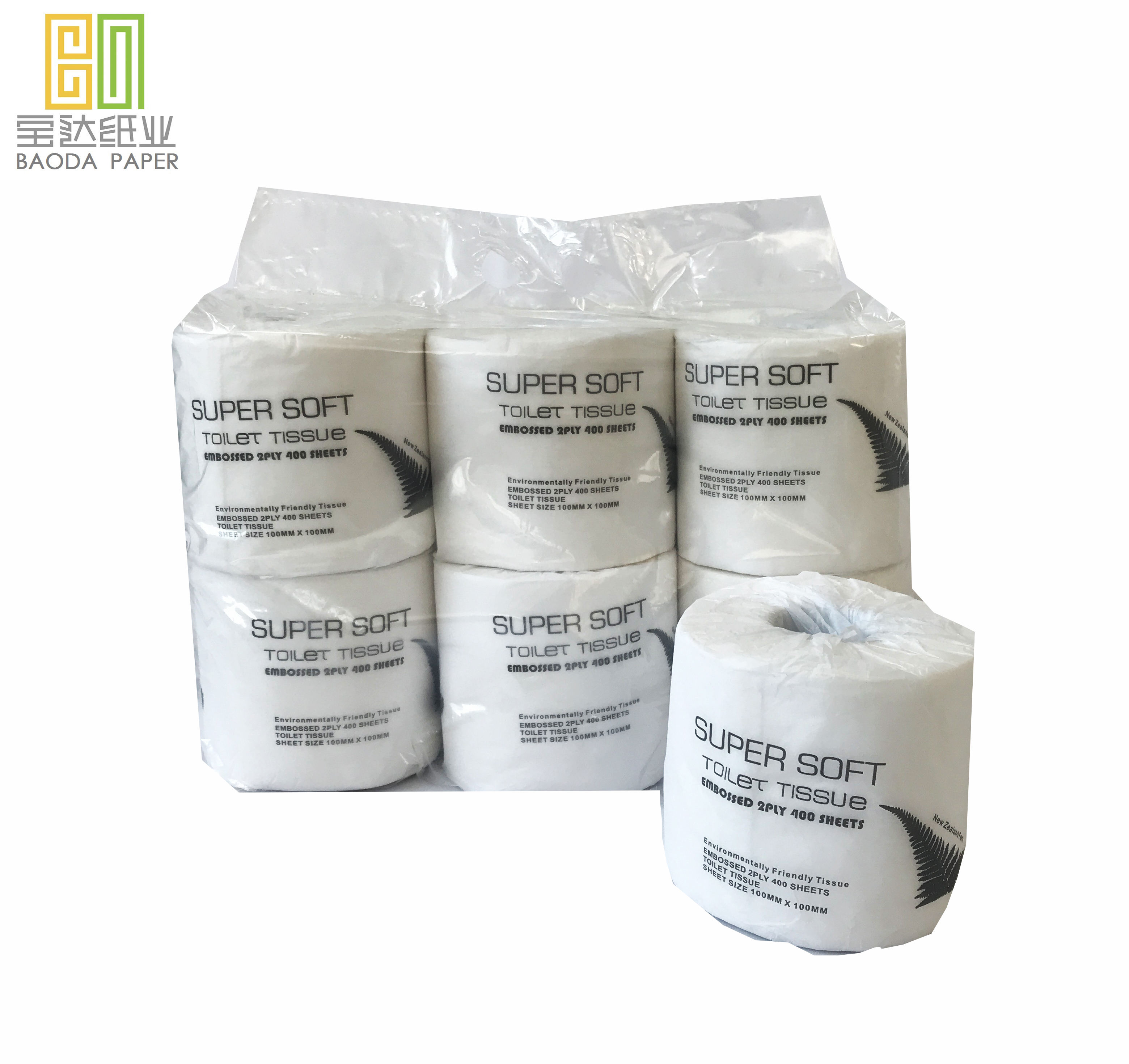 Custom On Sale Limited manufacturing 2ply 400 sheets toilet paper