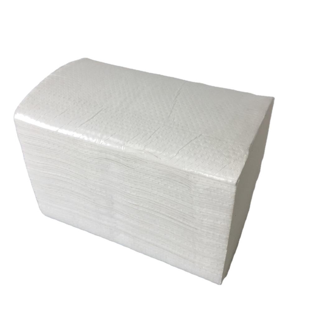 eco friendly wood pulp 2 ply embossed m fold single fold commercial paper towels hand tissue with high quality in China
