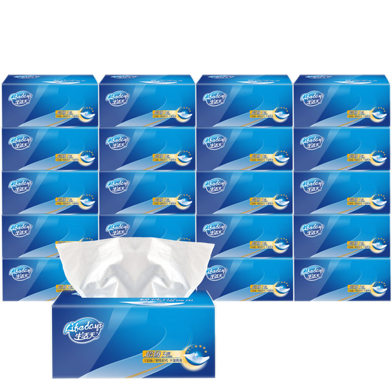 Soft Facial Tissue bamboo pulp box tissue custom logo tissue with factory price