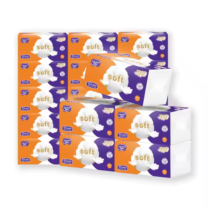 Soft Pack Facial Tissue